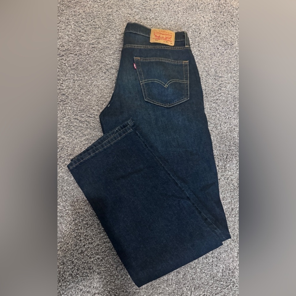 NWOT Levi's Men’s 541 Classic Indigo Straight Leg Jeans 34x34